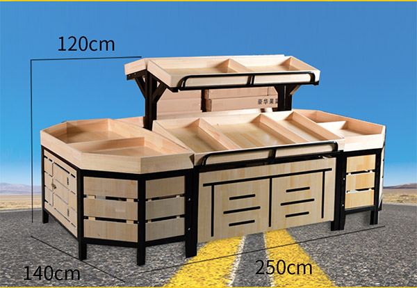 長方形八角蔬菜水果貨架